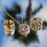 solid gold 14k jewelry stoked and statement pieces