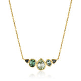 Mixed Green Tourmaline Necklace