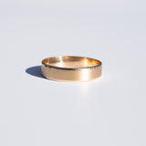 DUAL FINISH WEDDING BAND IN GOLD