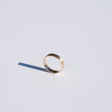 DUAL FINISH WEDDING BAND IN GOLD