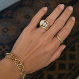 Chunky Half Round Ring, 3.5mm