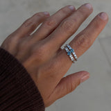 Round Diamond Stacker Ring