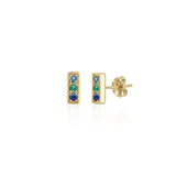 Custom Trilogy Studs, Gold