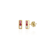 Custom Trilogy Studs, Gold